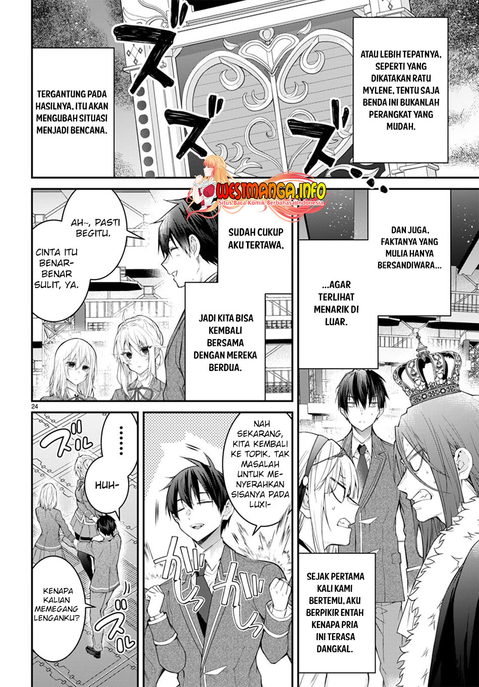 Otome Game Sekai wa Mob ni Kibishii Sekai Desu chapter 54