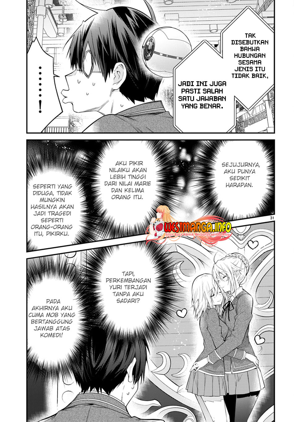 Otome Game Sekai wa Mob ni Kibishii Sekai Desu chapter 54