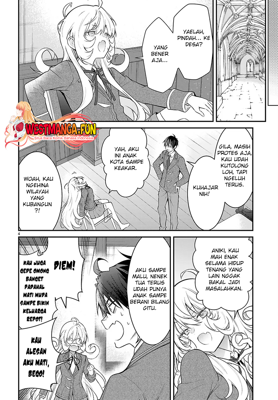 Otome Game Sekai wa Mob ni Kibishii Sekai Desu chapter 66