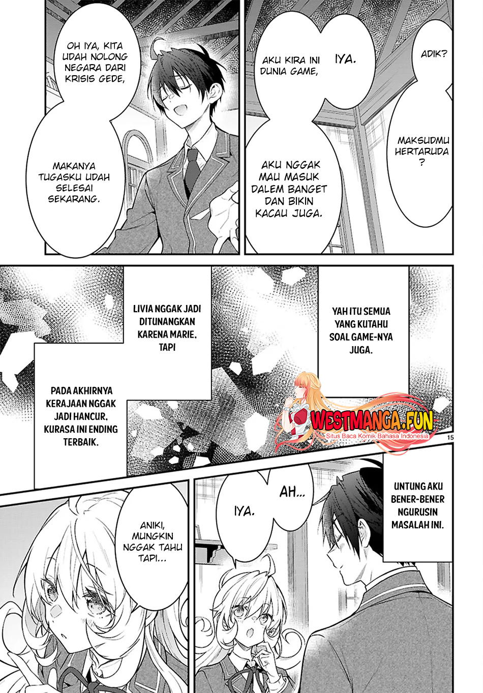Otome Game Sekai wa Mob ni Kibishii Sekai Desu chapter 66