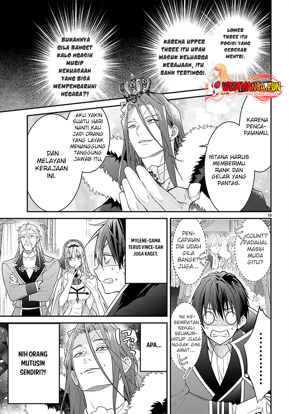 Otome Game Sekai wa Mob ni Kibishii Sekai Desu chapter 66