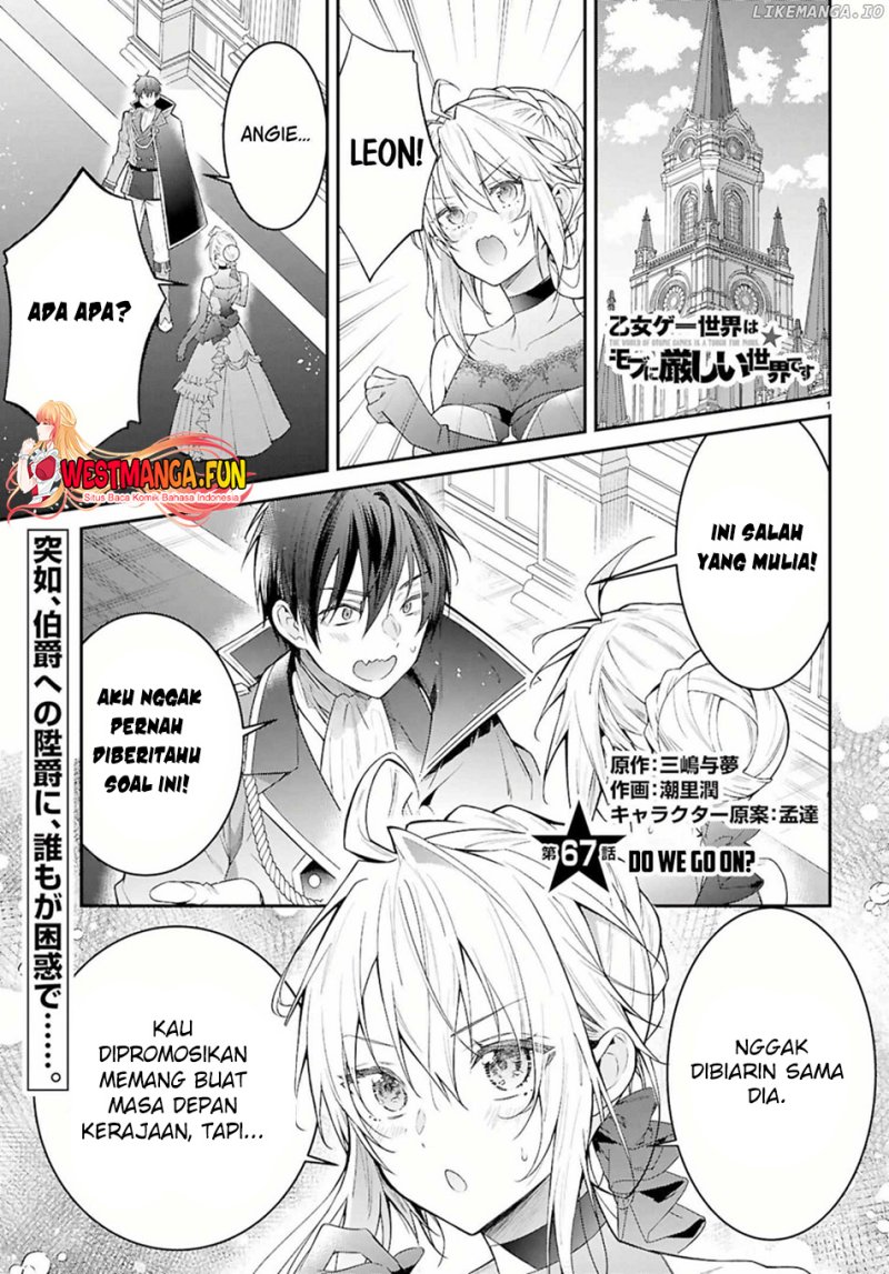 Otome Game Sekai wa Mob ni Kibishii Sekai Desu chapter 67