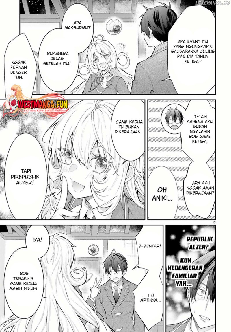Otome Game Sekai wa Mob ni Kibishii Sekai Desu chapter 67