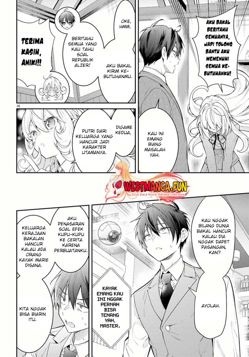 Otome Game Sekai wa Mob ni Kibishii Sekai Desu chapter 67