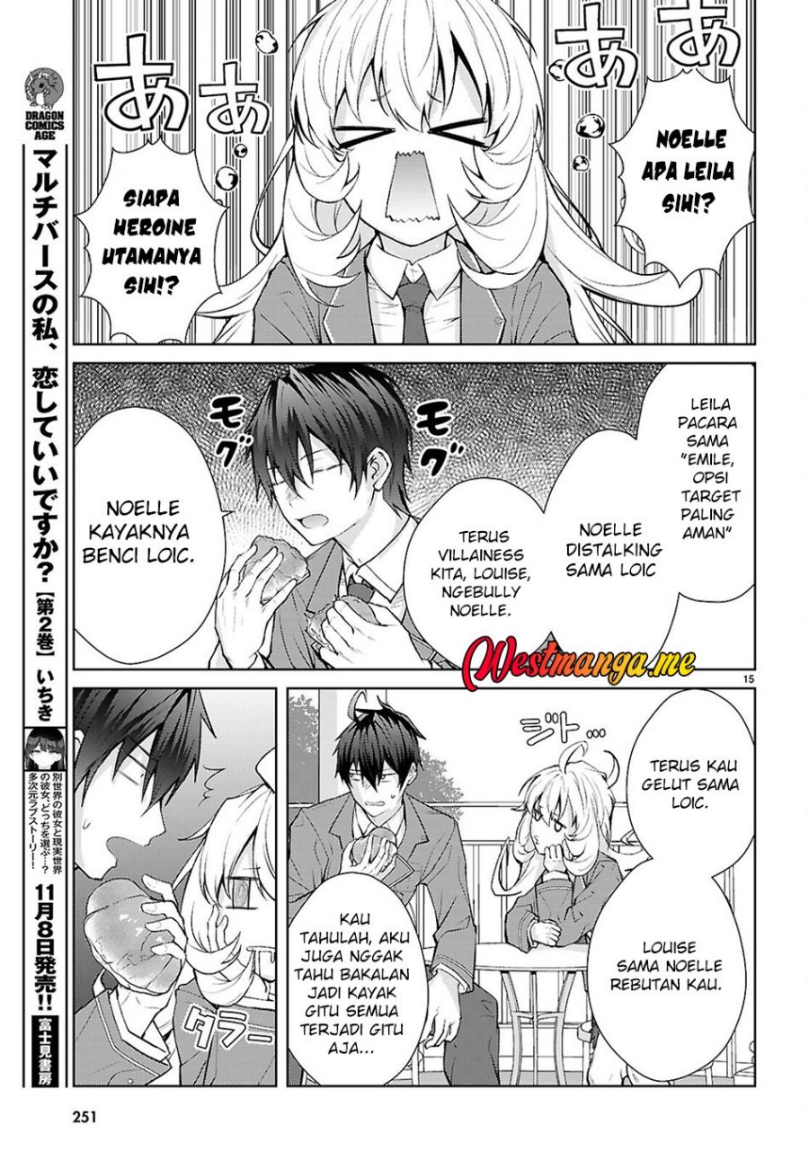 Otome Game Sekai wa Mob ni Kibishii Sekai Desu Chapter 72 Bahasa Indonesia