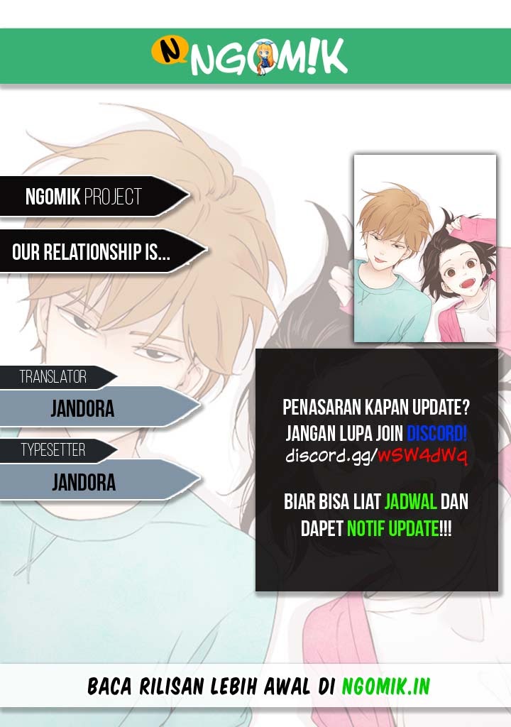Our Relationship Is… Chapter 38 Bahasa Indonesia
