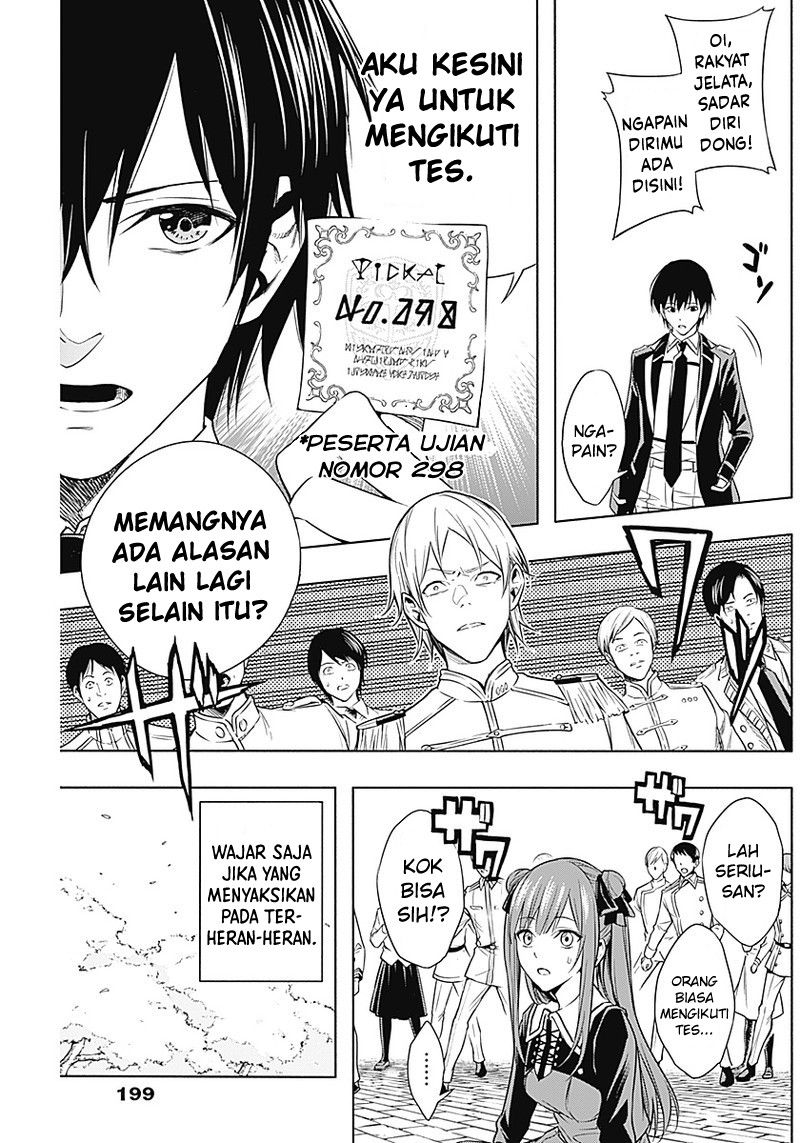 Ouritsu Mahou Gakuen no Saikasei: Slum Agari no Saikyou Mahoushi, Kizoku darake no Gakuen de Musou suru Chapter 05 Bahasa Indonesia