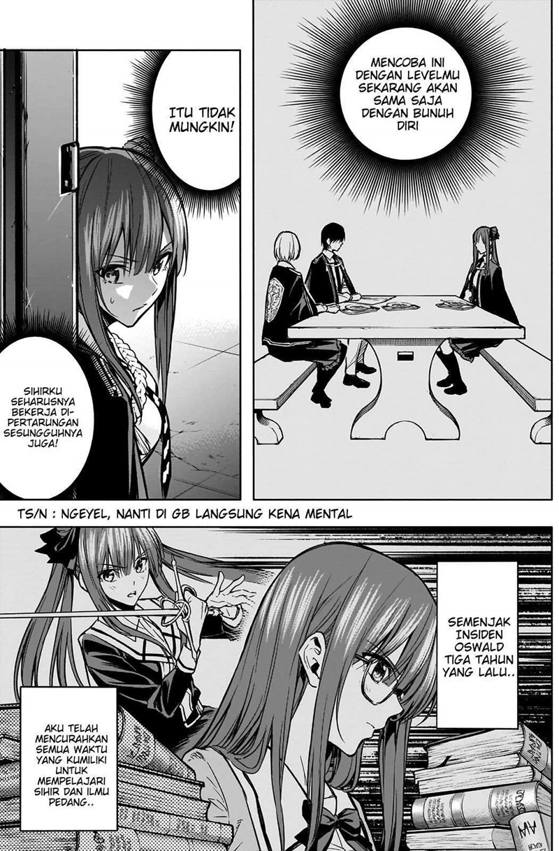 Ouritsu Mahou Gakuen no Saikasei: Slum Agari no Saikyou Mahoushi, Kizoku darake no Gakuen de Musou suru chapter 24