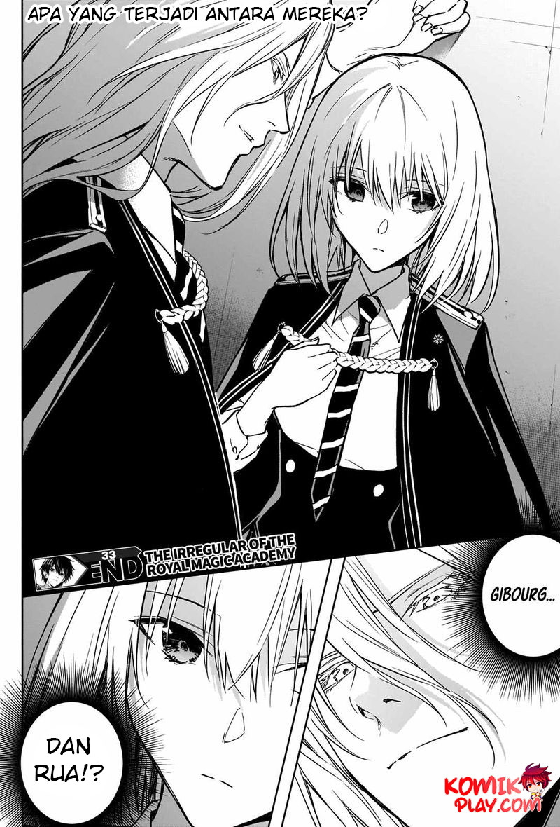 Ouritsu Mahou Gakuen no Saikasei: Slum Agari no Saikyou Mahoushi, Kizoku darake no Gakuen de Musou suru chapter 33