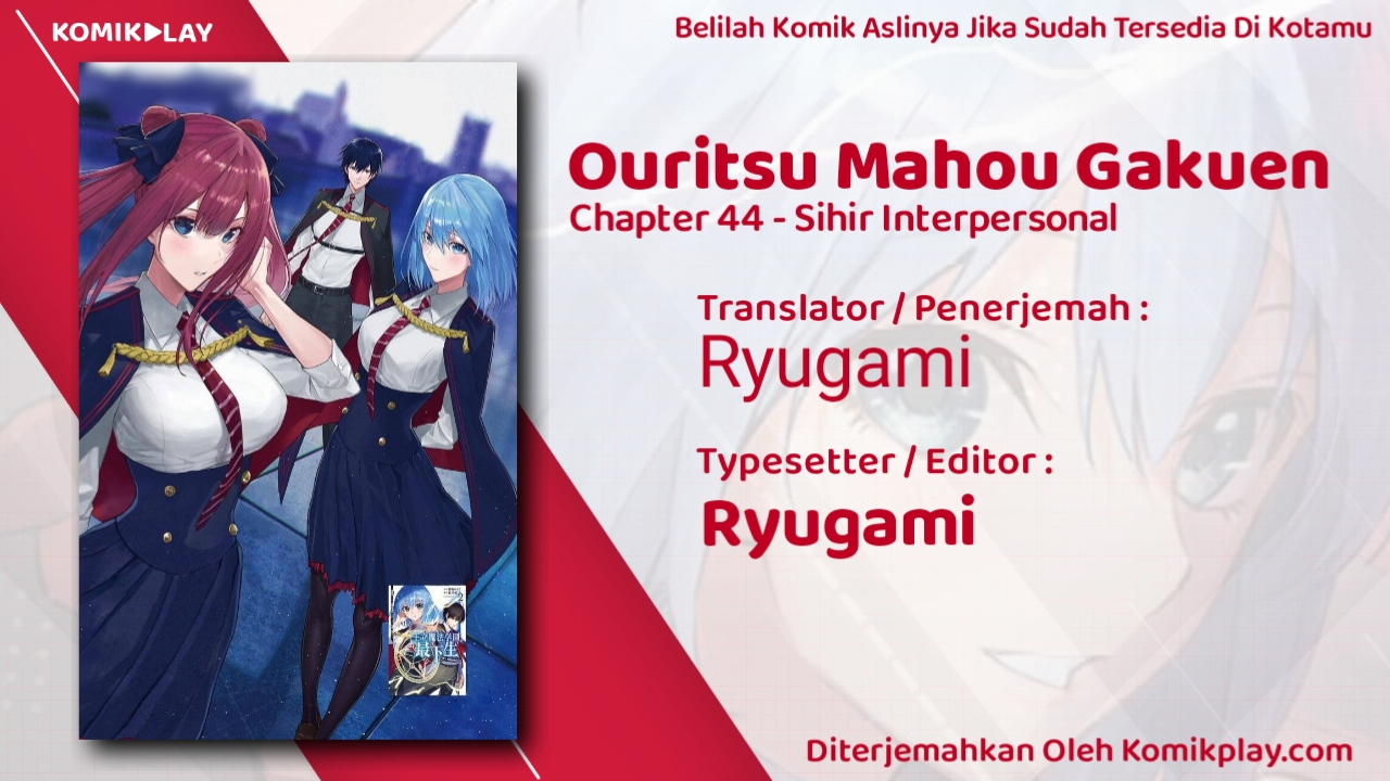 Ouritsu Mahou Gakuen no Saikasei: Slum Agari no Saikyou Mahoushi, Kizoku darake no Gakuen de Musou suru Chapter 44 Bahasa Indonesia