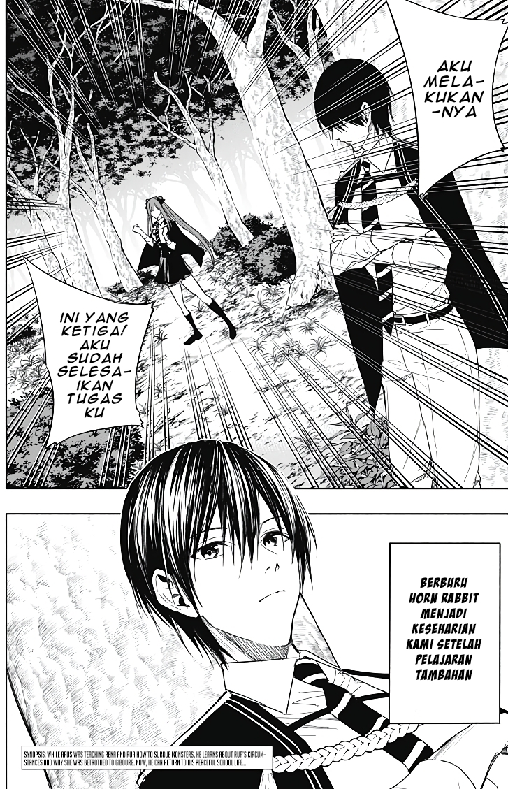 Ouritsu Mahou Gakuen no Saikasei: Slum Agari no Saikyou Mahoushi, Kizoku darake no Gakuen de Musou suru Chapter 44 Bahasa Indonesia