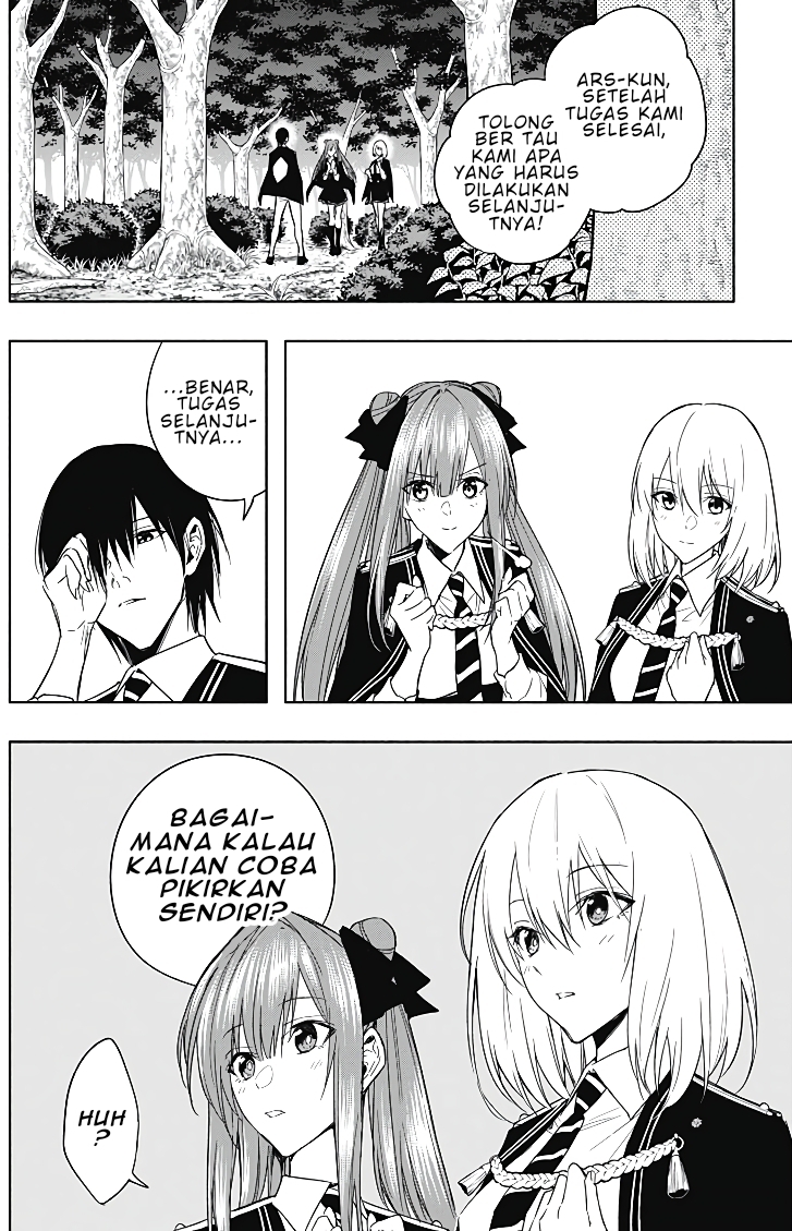 Ouritsu Mahou Gakuen no Saikasei: Slum Agari no Saikyou Mahoushi, Kizoku darake no Gakuen de Musou suru Chapter 44 Bahasa Indonesia
