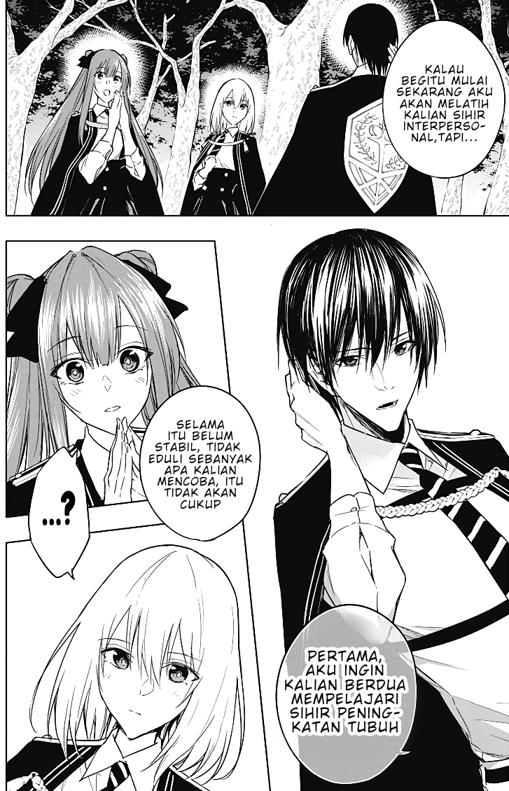 Ouritsu Mahou Gakuen no Saikasei: Slum Agari no Saikyou Mahoushi, Kizoku darake no Gakuen de Musou suru Chapter 44 Bahasa Indonesia