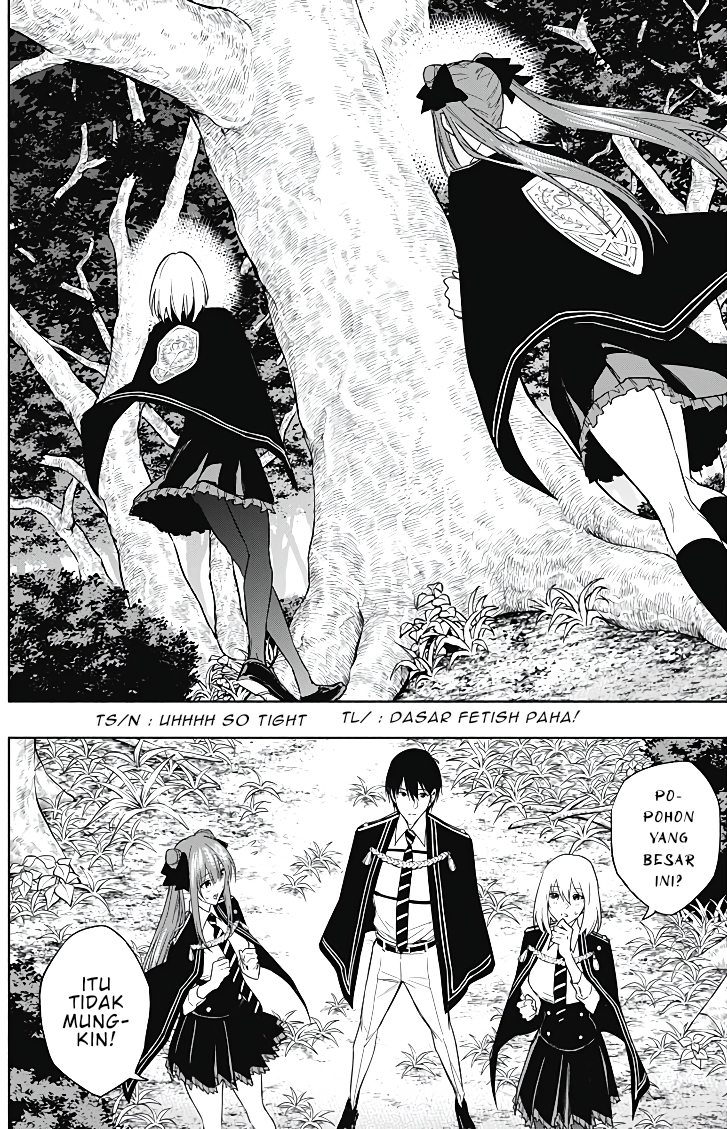 Ouritsu Mahou Gakuen no Saikasei: Slum Agari no Saikyou Mahoushi, Kizoku darake no Gakuen de Musou suru Chapter 44 Bahasa Indonesia