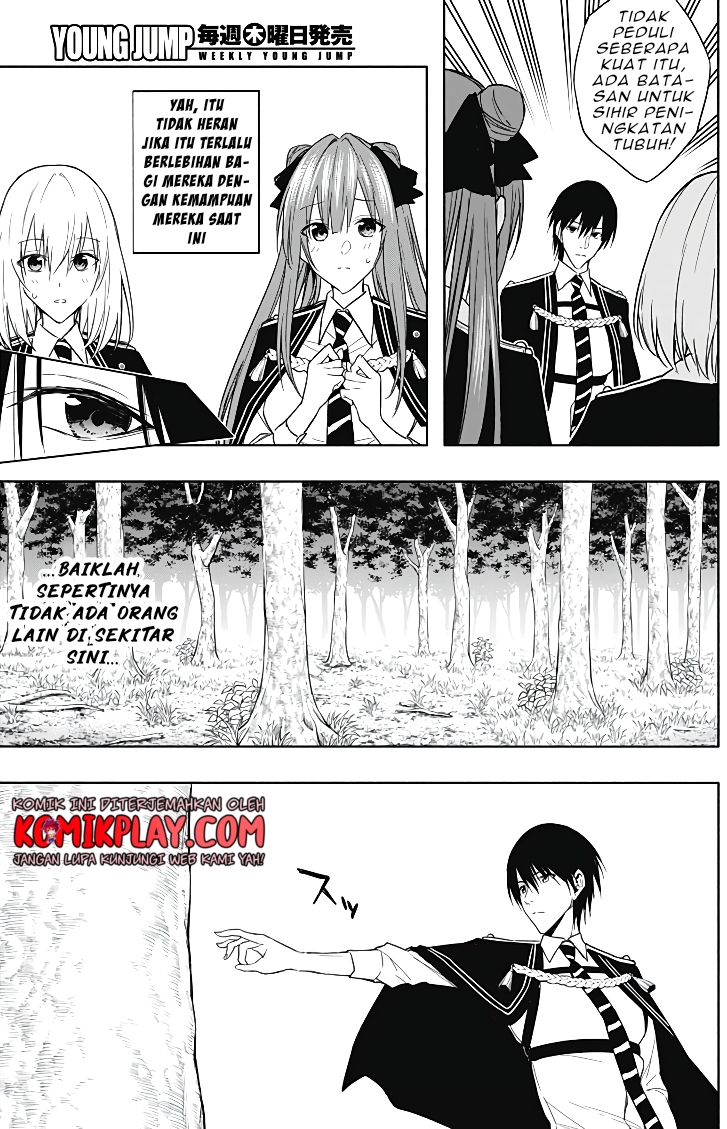 Ouritsu Mahou Gakuen no Saikasei: Slum Agari no Saikyou Mahoushi, Kizoku darake no Gakuen de Musou suru Chapter 44 Bahasa Indonesia