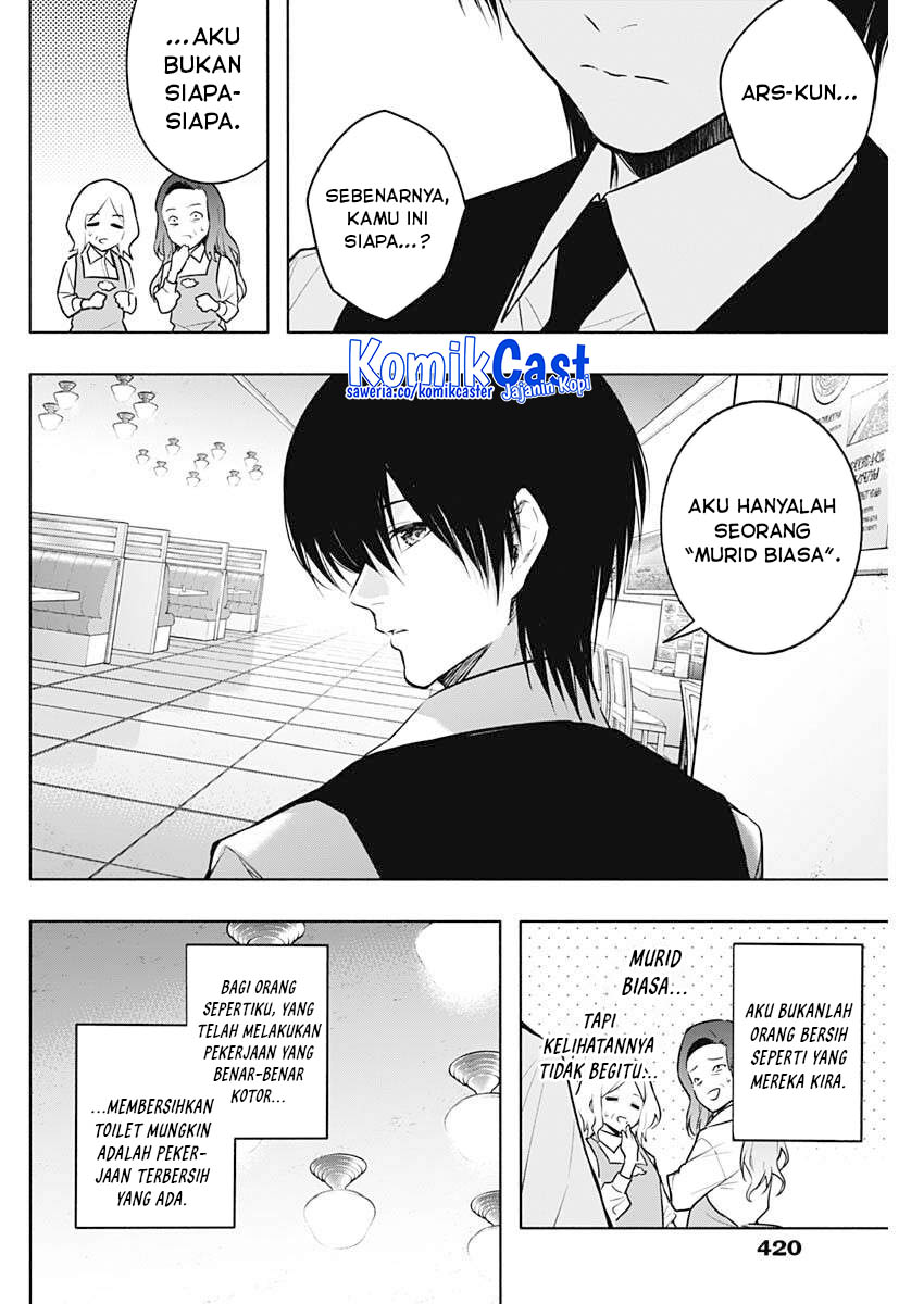 Ouritsu Mahou Gakuen no Saikasei: Slum Agari no Saikyou Mahoushi, Kizoku darake no Gakuen de Musou suru Chapter 141 Bahasa Indonesia