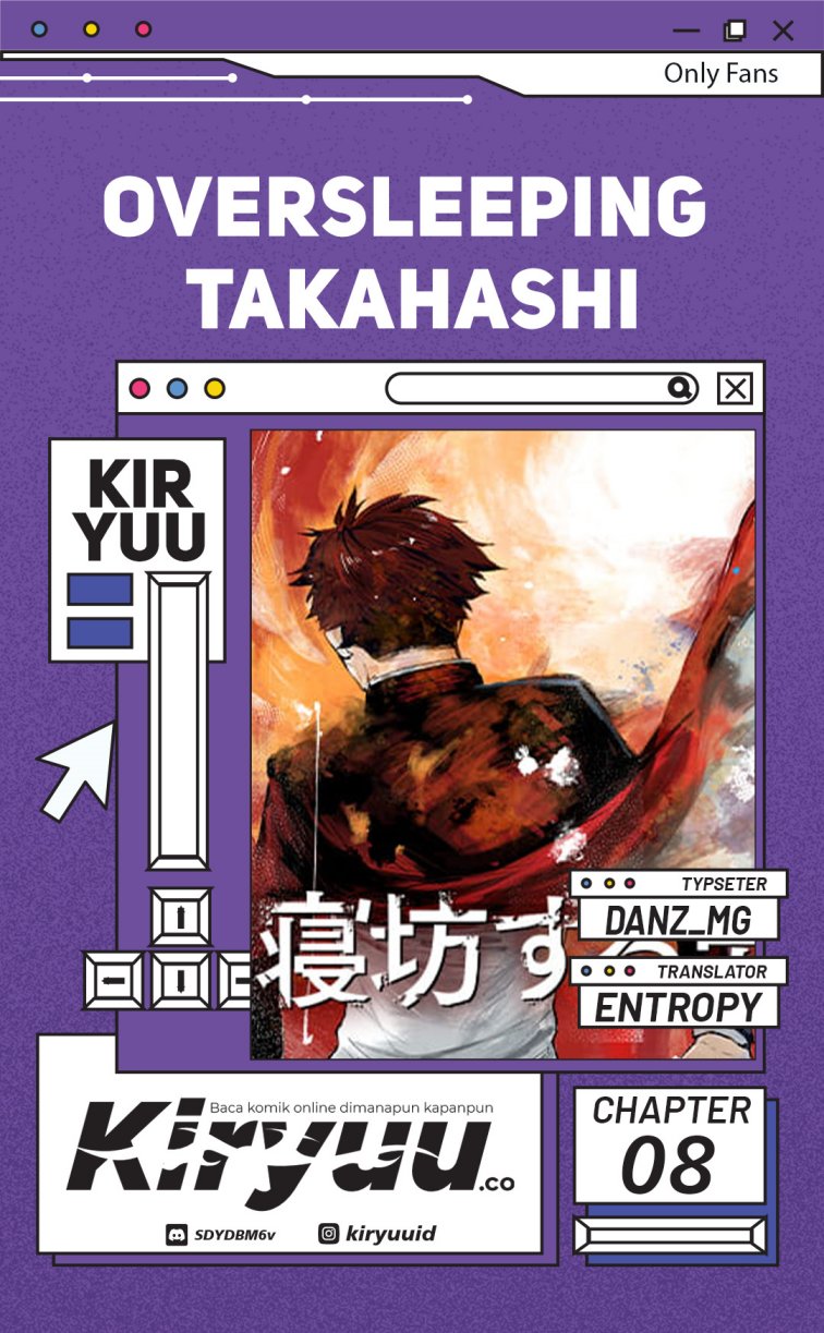 Oversleeping Takahashi Chapter 08 Bahasa Indonesia