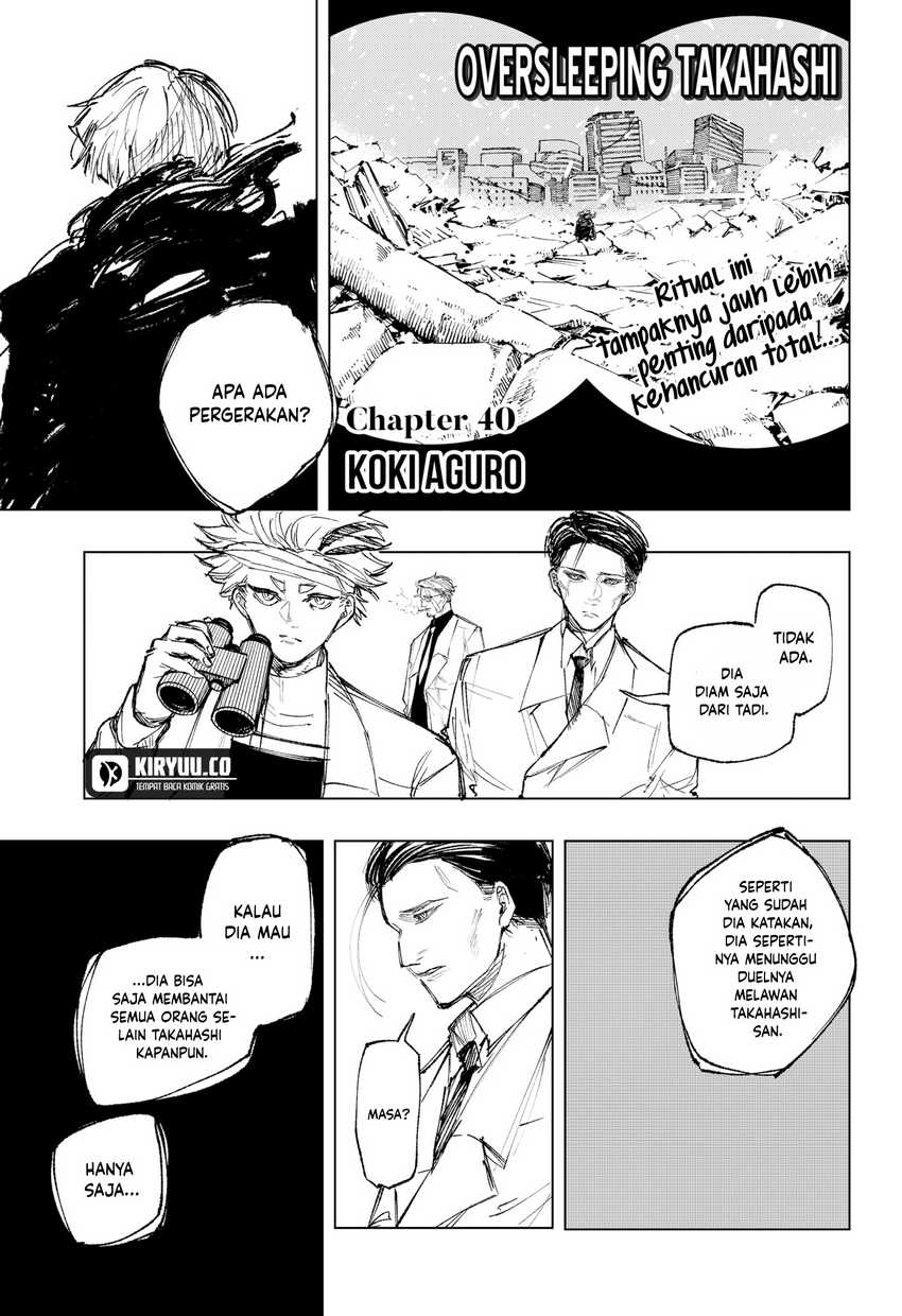 Oversleeping Takahashi chapter 40