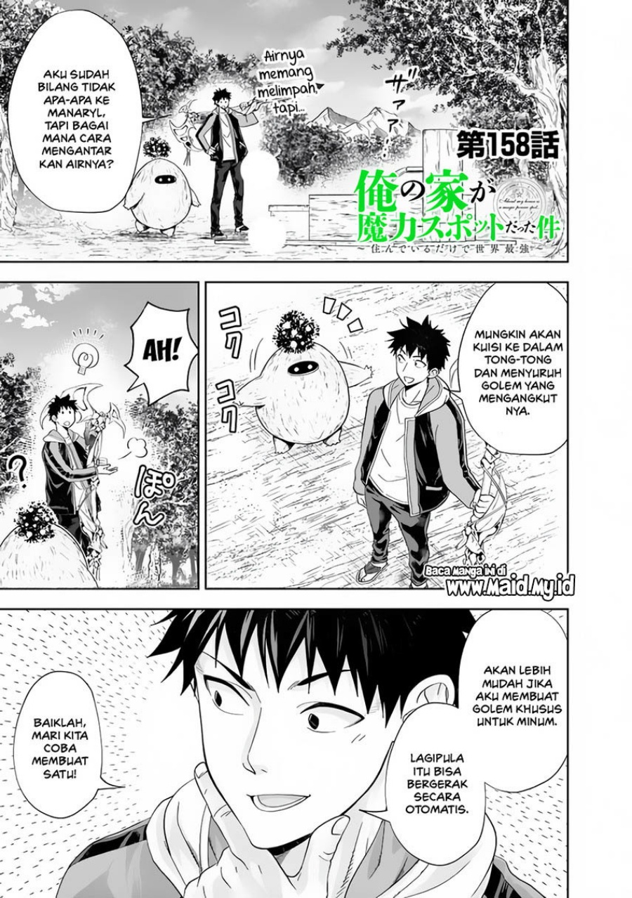 Ore no Ie ga Maryoku Spot datta Ken – Sundeiru dake de Sekai Saikyou Chapter 158 Bahasa Indonesia