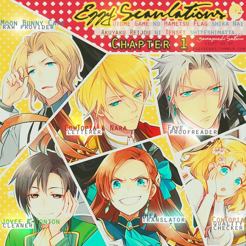 Otome Game no Hametsu Flag shika nai Akuyaku Reijou ni Tensei shite shimatta chapter 1