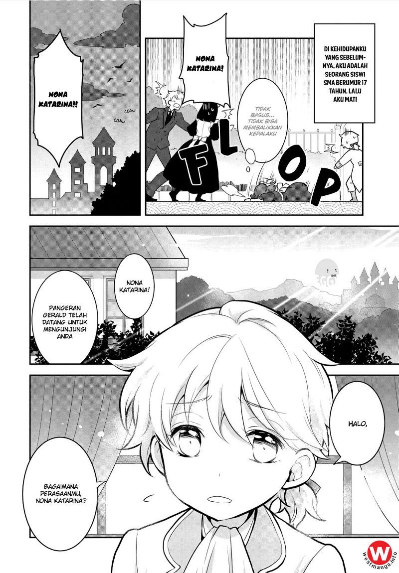 Otome Game no Hametsu Flag shika nai Akuyaku Reijou ni Tensei shite shimatta chapter 1