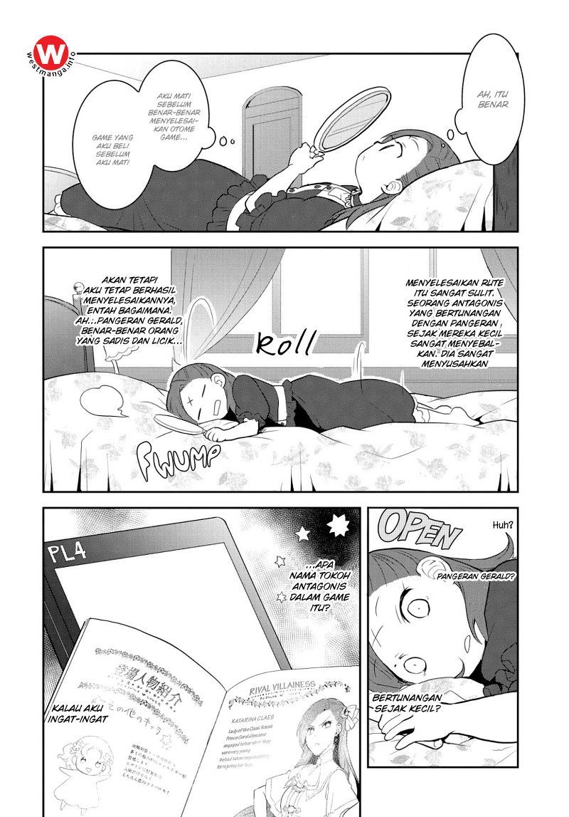 Otome Game no Hametsu Flag shika nai Akuyaku Reijou ni Tensei shite shimatta chapter 1
