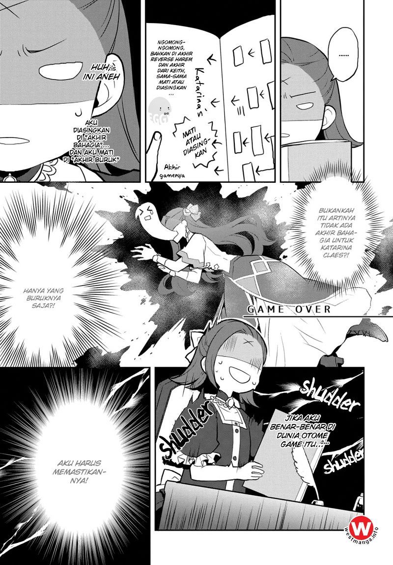Otome Game no Hametsu Flag shika nai Akuyaku Reijou ni Tensei shite shimatta chapter 1