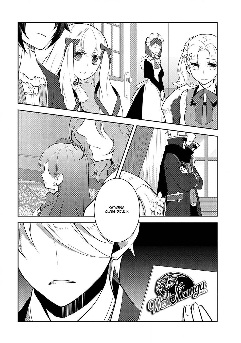 Otome Game no Hametsu Flag shika nai Akuyaku Reijou ni Tensei shite shimatta Chapter 29 Bahasa Indonesia