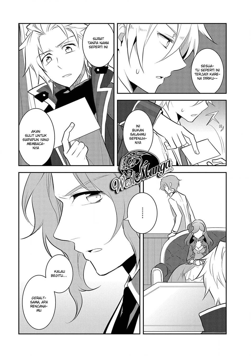 Otome Game no Hametsu Flag shika nai Akuyaku Reijou ni Tensei shite shimatta Chapter 29 Bahasa Indonesia