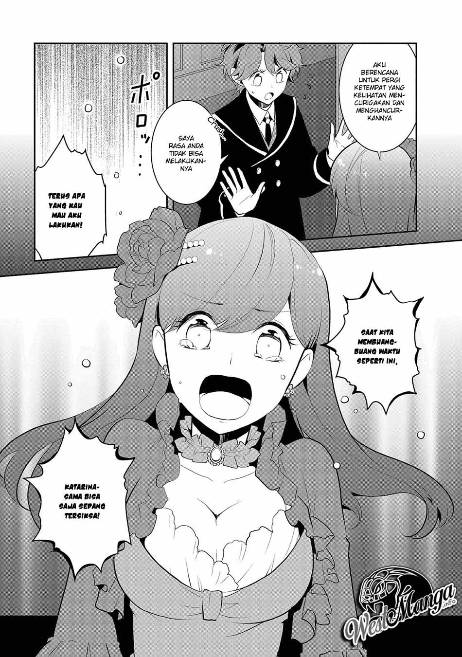 Otome Game no Hametsu Flag shika nai Akuyaku Reijou ni Tensei shite shimatta Chapter 29 Bahasa Indonesia