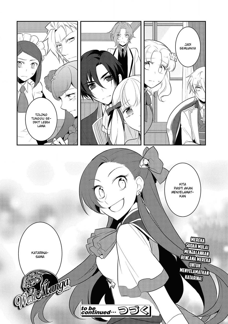 Otome Game no Hametsu Flag shika nai Akuyaku Reijou ni Tensei shite shimatta Chapter 29 Bahasa Indonesia
