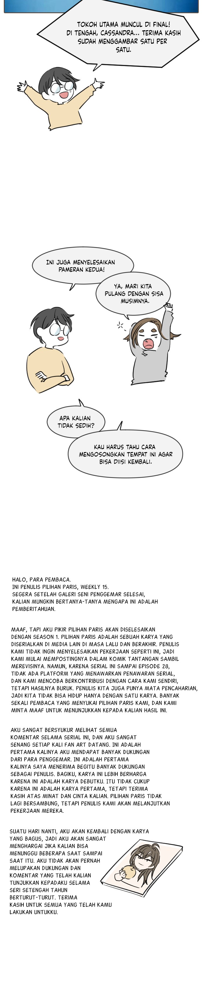 Paris’s Choice Chapter 29 Bahasa Indonesia