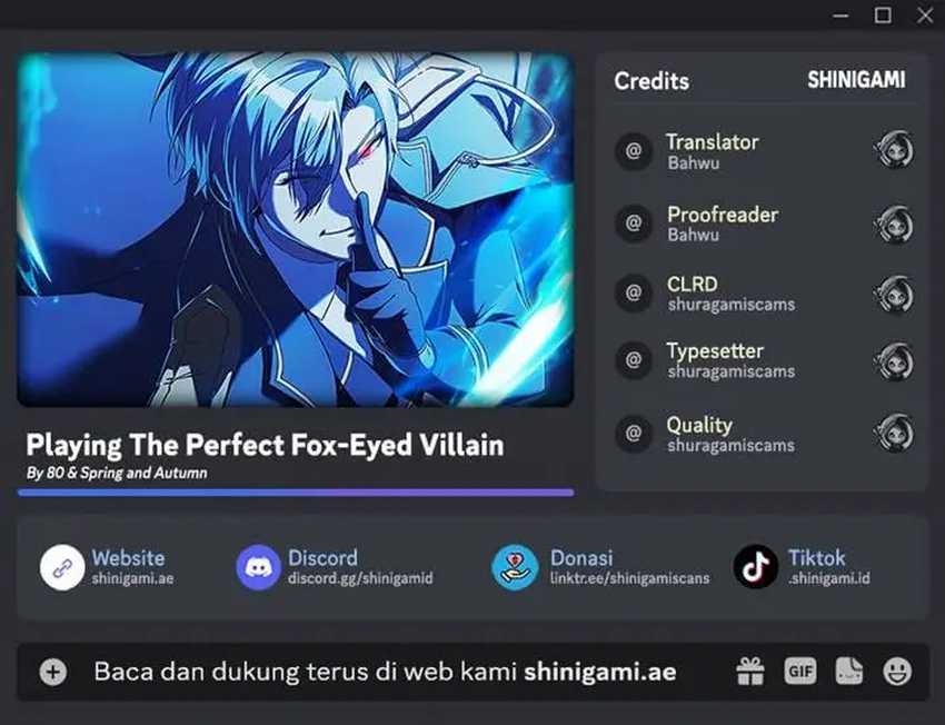 Playing The Perfect Fox-Eyed Villain chapter 13