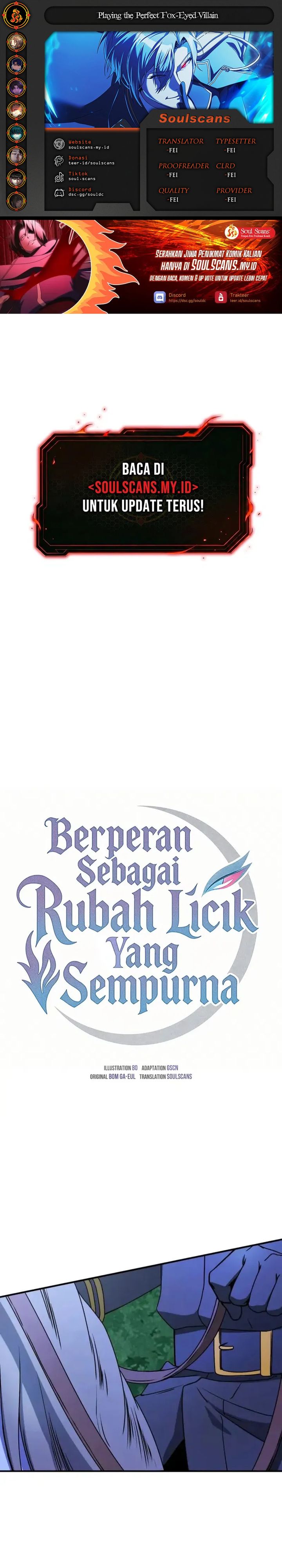 Playing The Perfect Fox-Eyed Villain Chapter 41 Bahasa Indonesia