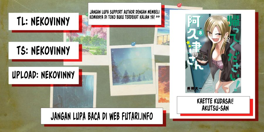 Please Go Home, Akutsu-san! Chapter 165 Bahasa Indonesia