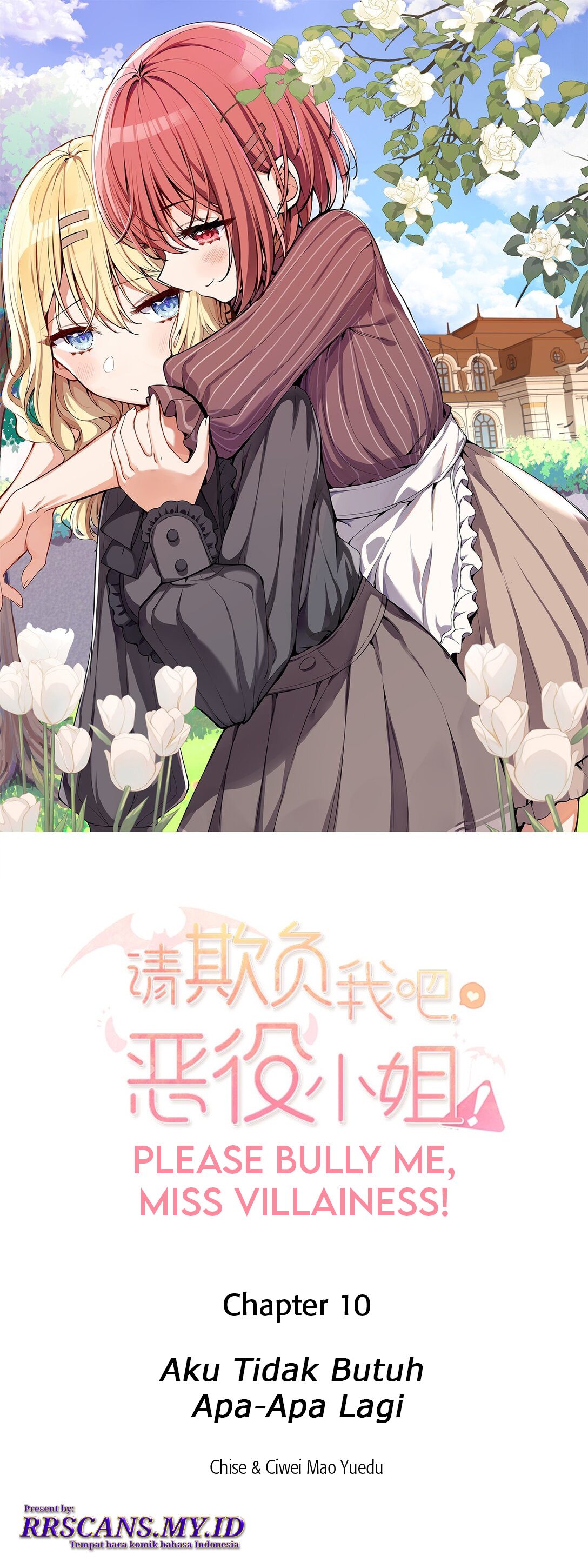 Please Bully Me, Miss Villainess! Chapter 10 Bahasa Indonesia