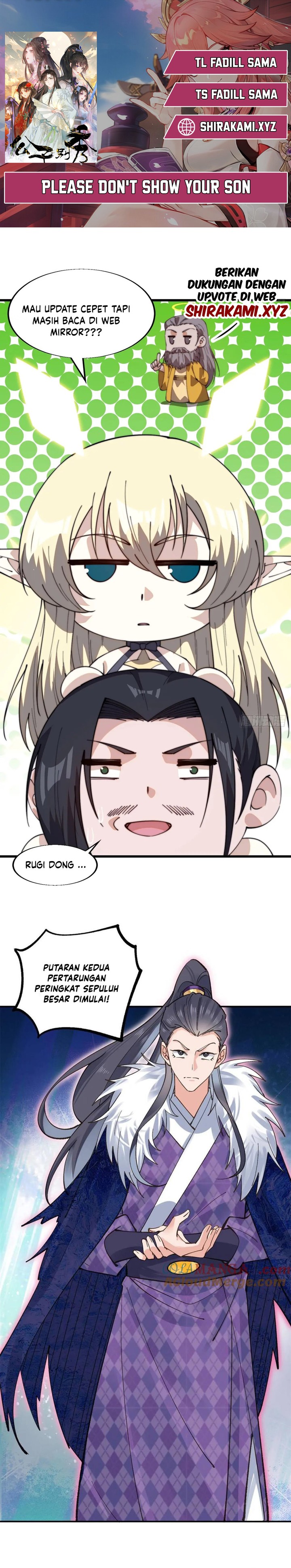 Please Don’t Show Your Son Chapter 180 Bahasa Indonesia