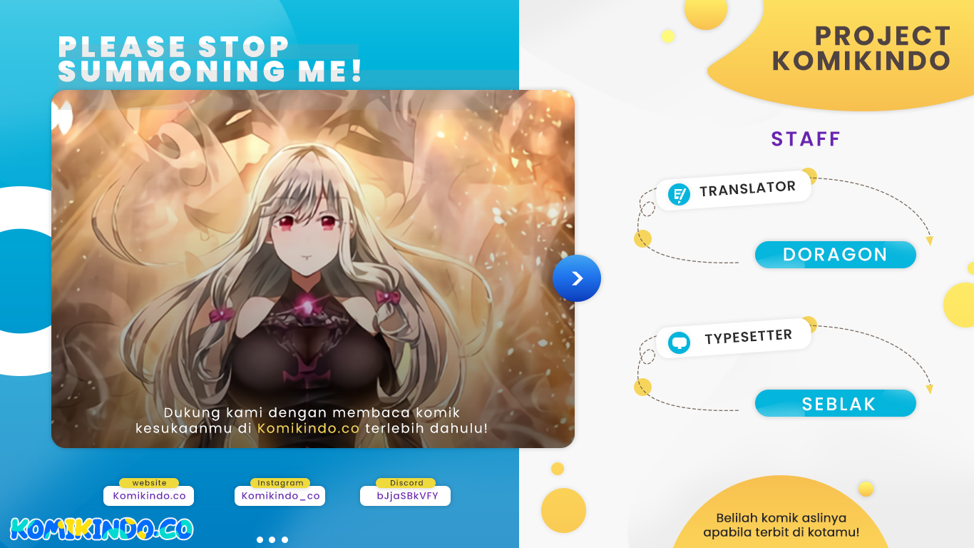 Please Stop Summoning Me! Chapter 14 Bahasa Indonesia