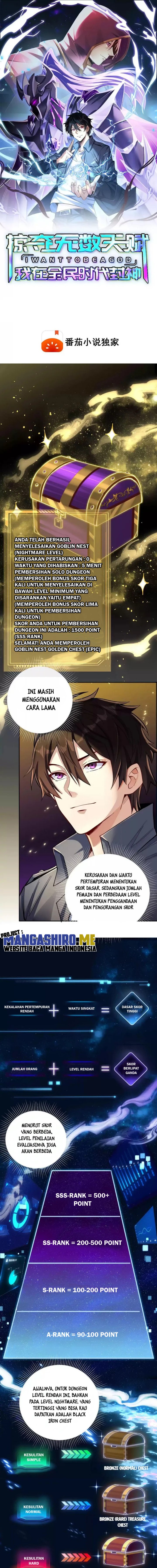 Plunder Countless Talents, I Became a God Chapter 06 Bahasa Indonesia