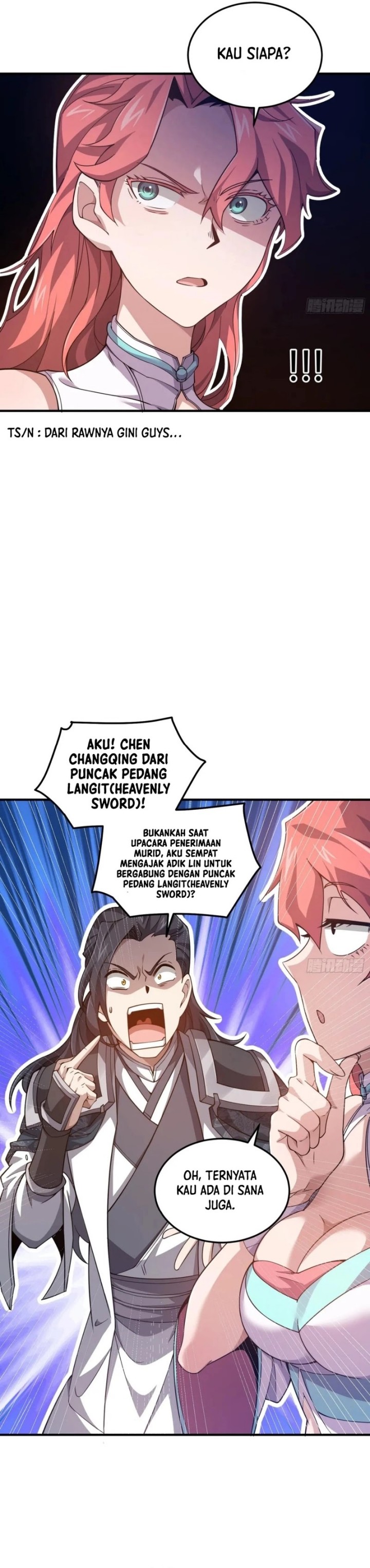 Qi Refining Level 3000 Accept the Empress as your disciple Chapter 09 Bahasa Indonesia