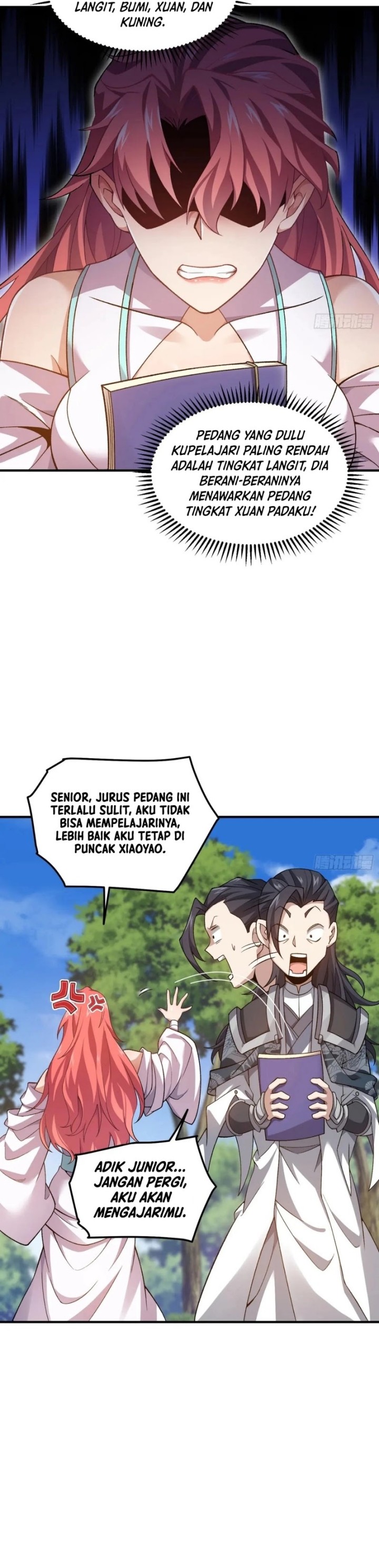 Qi Refining Level 3000 Accept the Empress as your disciple Chapter 09 Bahasa Indonesia