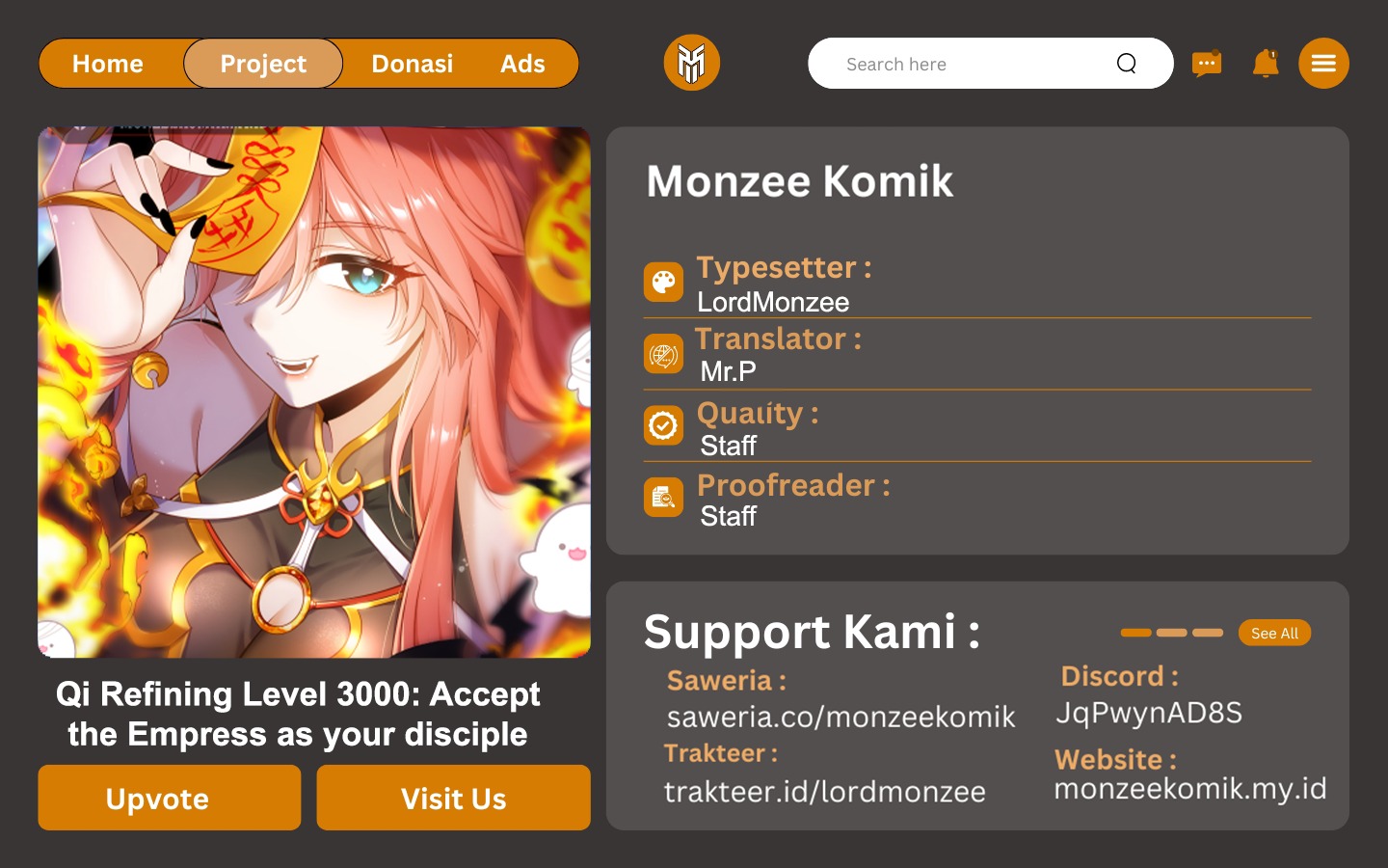 Qi Refining Level 3000 Accept the Empress as your disciple chapter 14