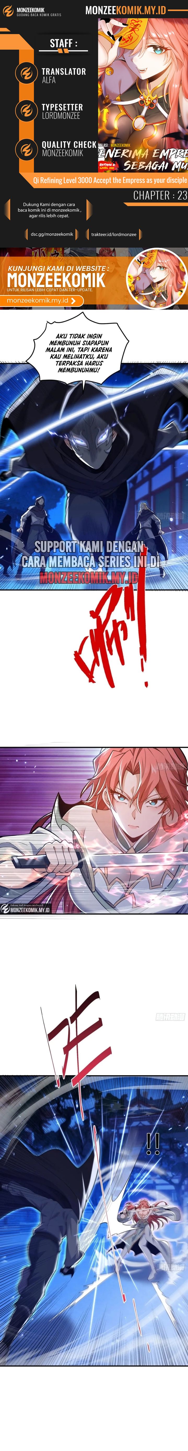 Qi Refining Level 3000 Accept the Empress as your disciple chapter 23