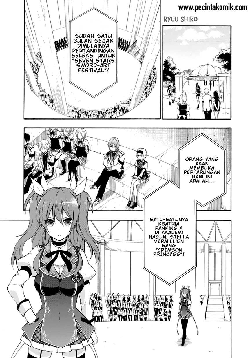 Rakudai Kishi no Cavalry Chapter 11 Bahasa Indonesia