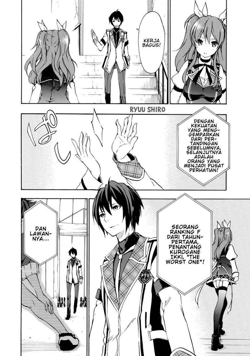 Rakudai Kishi no Cavalry Chapter 11 Bahasa Indonesia