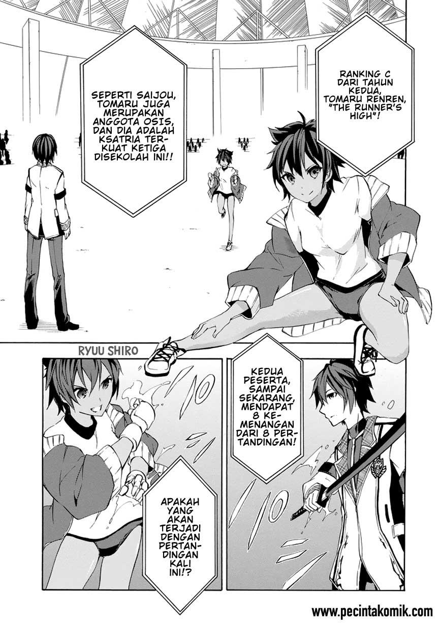 Rakudai Kishi no Cavalry Chapter 11 Bahasa Indonesia