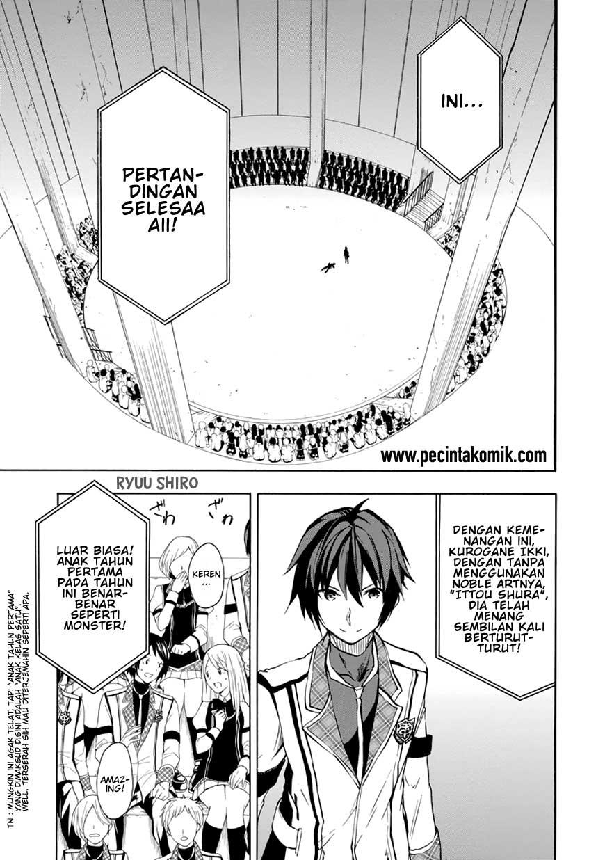 Rakudai Kishi no Cavalry Chapter 11 Bahasa Indonesia