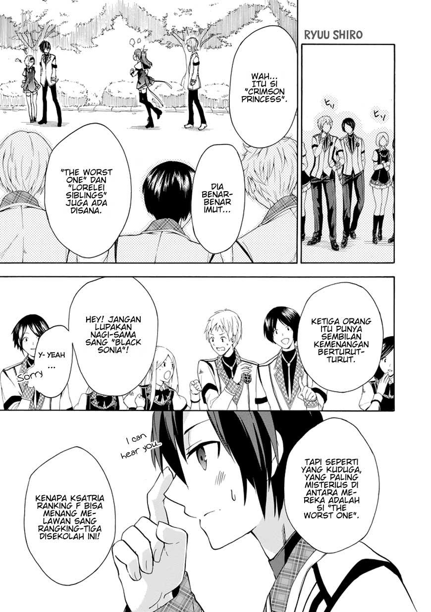 Rakudai Kishi no Cavalry Chapter 11 Bahasa Indonesia