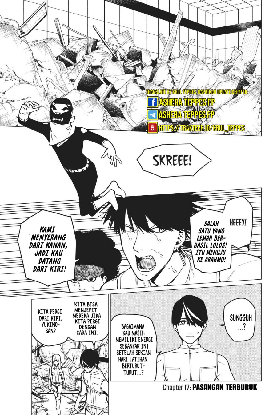 Ranger Reject (Sentai Daishikkaku) Chapter 17 Bahasa Indonesia
