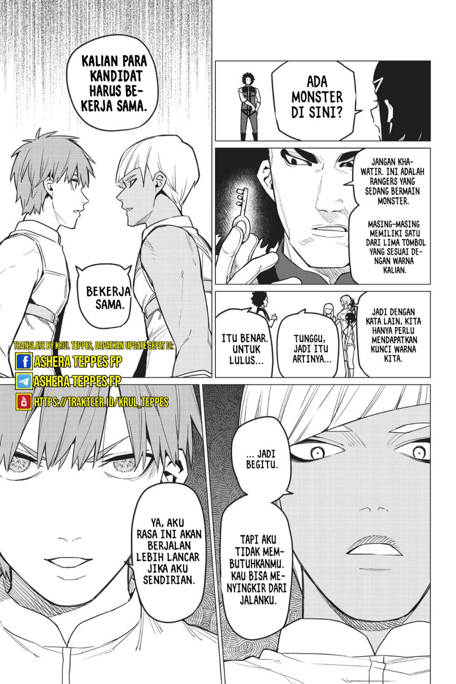 Ranger Reject (Sentai Daishikkaku) Chapter 17 Bahasa Indonesia